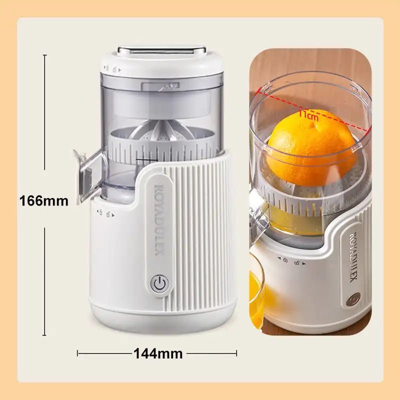 Extracteur de Jus d'Orange Électrique Ju479, Presse à Froid sans Fil, Petit Outil de Cuisine Portable - Cuisine élégante