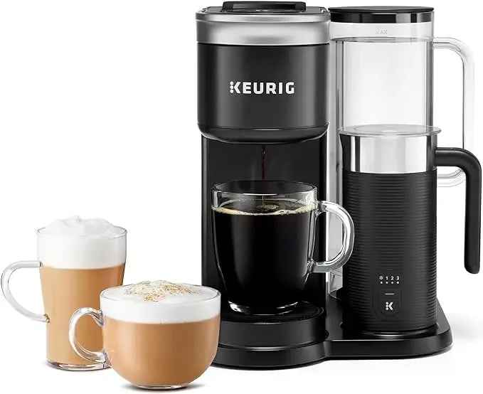 Keurig K - 73SMART - Machine à café, latte et cappuccino noir, dosette à service unique, tasse K - Cuisine élégante