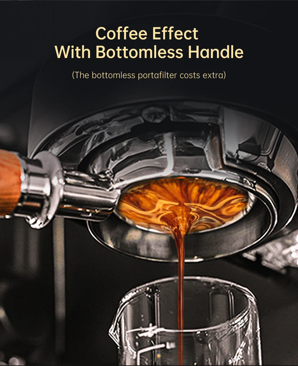 Hiinvasif W Cafetière, Inox Semi-existent, Dosette ESE Super Mince, Expresso en Poudre, Machine à Cappuccino, Eau Chaude, H11, 20 Bar - Cuisine élégante