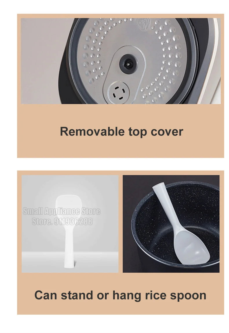 Midea – cuiseur à riz intelligent, contrôle par application Mobile, capacité de 4l, multifonctionnel, 220V, appareils de cuisine pour 2 à 10 personnes