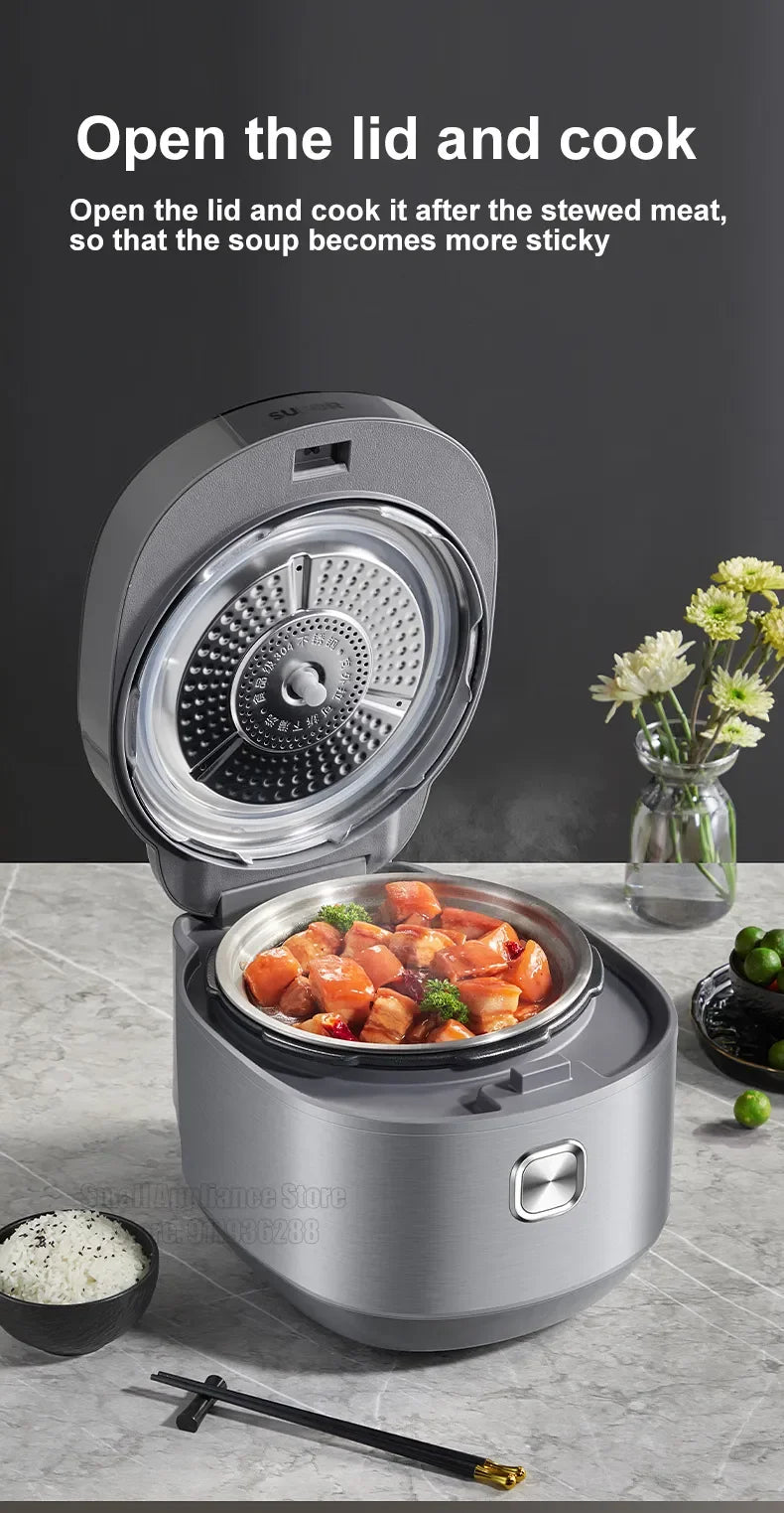 SUPOR IH-Autocuiseur électrique 5L, pour touristes, appareil de cuisine intelligent, fonction écran, menu - Cuisine élégante