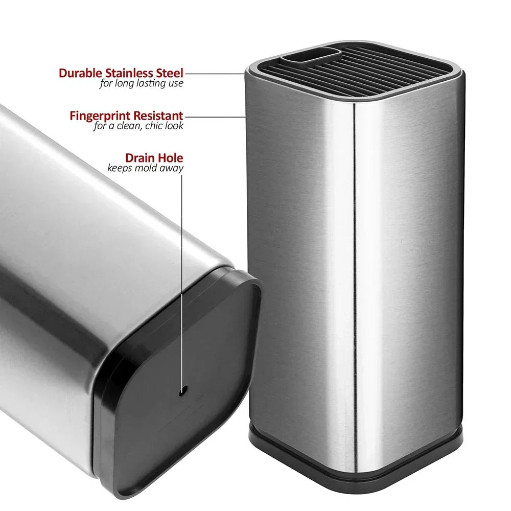 porte-couteau en acier inoxydable