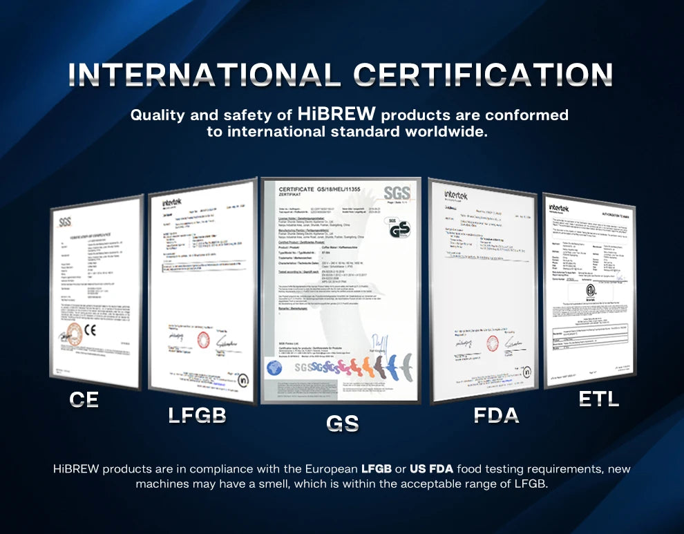 Hiinvasif W Cafetière, Inox Semi-existent, Dosette ESE Super Mince, Expresso en Poudre, Machine à Cappuccino, Eau Chaude, H11, 20 Bar