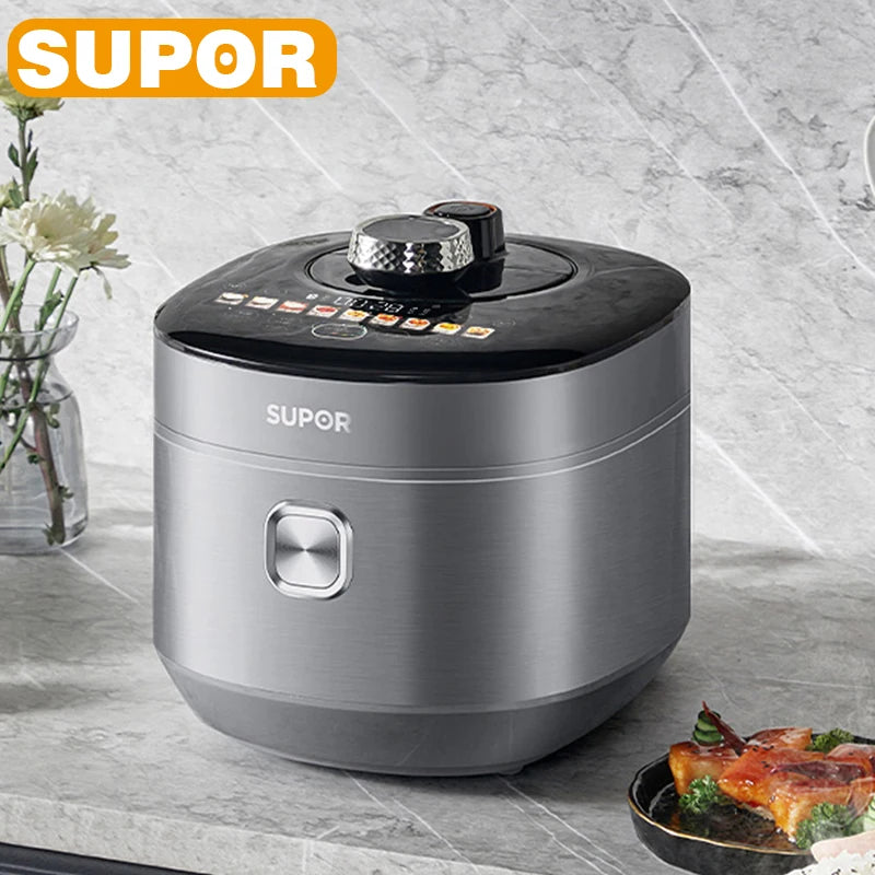 SUPOR-Autocuiseur électrique intelligent à double revêtement, cuiseur à riz multifonction, appareils de cuisine, 112kPa, IH, 220V - Cuisine élégante
