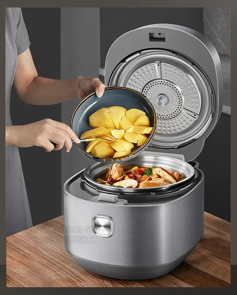 SUPOR IH-Autocuiseur électrique 5L, pour touristes, appareil de cuisine intelligent, fonction écran, menu - Cuisine élégante