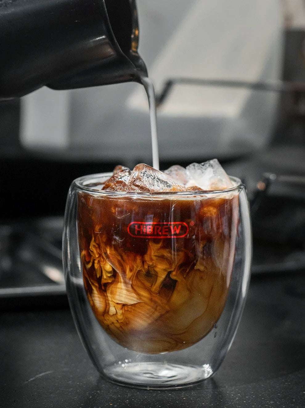 Hiinvasif W Cafetière, Inox Semi-existent, Dosette ESE Super Mince, Expresso en Poudre, Machine à Cappuccino, Eau Chaude, H11, 20 Bar - Cuisine élégante