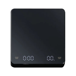 Balance à café numérique avec minuterie, écran LED, expresso USB 3kg Max. Poids 0,1g, mesures de haute précision en Oz/ml/g, balance de cuisine - Cuisine élégante