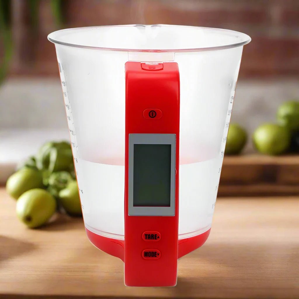 Balance de Cuisine - ElectronicCups™ - Rouge - Cuisine élégante