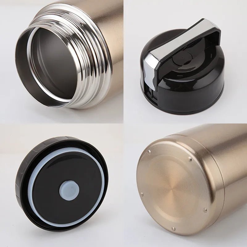 Boîte à déjeuner Thermos de grande capacité 800ML/1000ML, conteneurs portables en acier inoxydable pour aliments et soupe, flacons sous vide Thermocup - Cuisine élégante