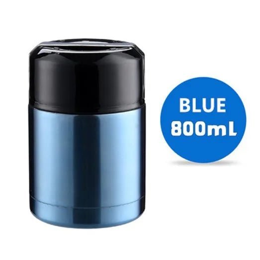 Boîte à déjeuner Thermos de grande capacité 800ML/1000ML, conteneurs portables en acier inoxydable pour aliments et soupe, flacons sous vide Thermocup - Cuisine élégante