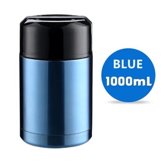 Boîte à déjeuner Thermos de grande capacité 800ML/1000ML, conteneurs portables en acier inoxydable pour aliments et soupe, flacons sous vide Thermocup - Cuisine élégante