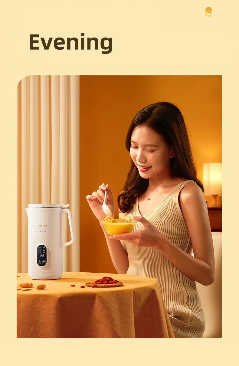 Bouilloire électrique Portable de 800ml, Pot de santé multifonctionnel, théière intelligente, bouilloire d'eau bouillie de voyage, multi-cuiseurs 220V - Cuisine élégante