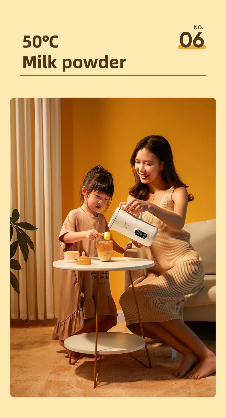 Bouilloire électrique Portable de 800ml, Pot de santé multifonctionnel, théière intelligente, bouilloire d'eau bouillie de voyage, multi-cuiseurs 220V - Cuisine élégante