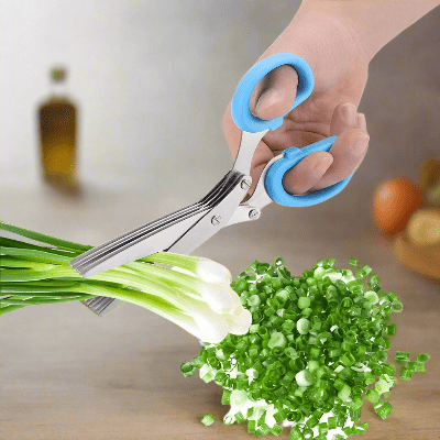 Ciseaux de Cuisine - MultiLayersScissor™ - Bleu - Cuisine élégante