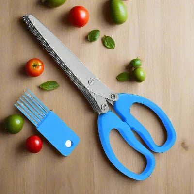 Ciseaux de Cuisine - MultiLayersScissor™ - Bleu - Cuisine élégante