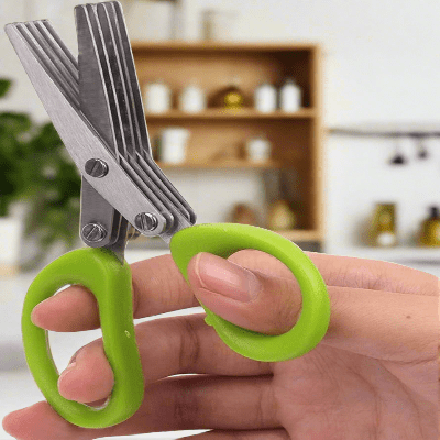 Ciseaux de Cuisine - MultiLayersScissor™ - Vert - Cuisine élégante