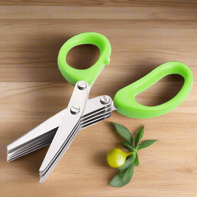 Ciseaux de Cuisine - MultiLayersScissor™ - Vert - Cuisine élégante