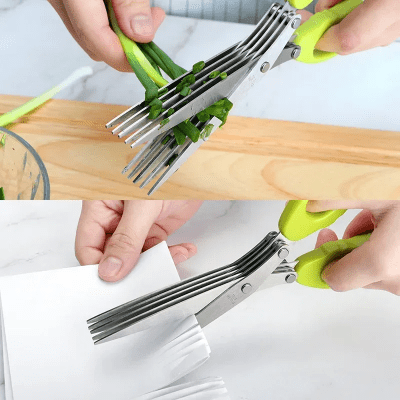 Ciseaux de Cuisine - MultiLayersScissor™ - Vert Clair - Cuisine élégante