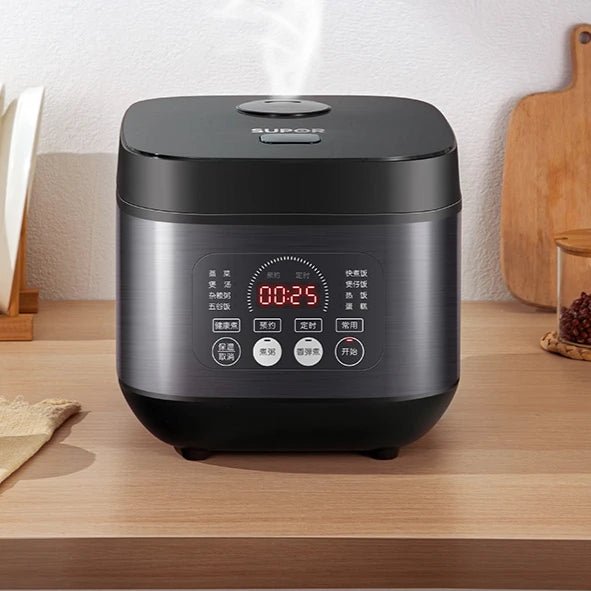 Cuiseur à riz intelligent de grande capacité, cuiseur à vapeur multifonctionnel, cuiseur à gâteau intelligent, appareils ménagers pour la cuisine, 5L - Cuisine élégante