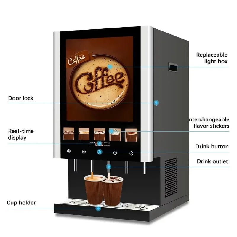 Distributeur automatique de cafetière, entièrement automatique, Smart Commercial 11:4ated for Business - Cuisine élégante