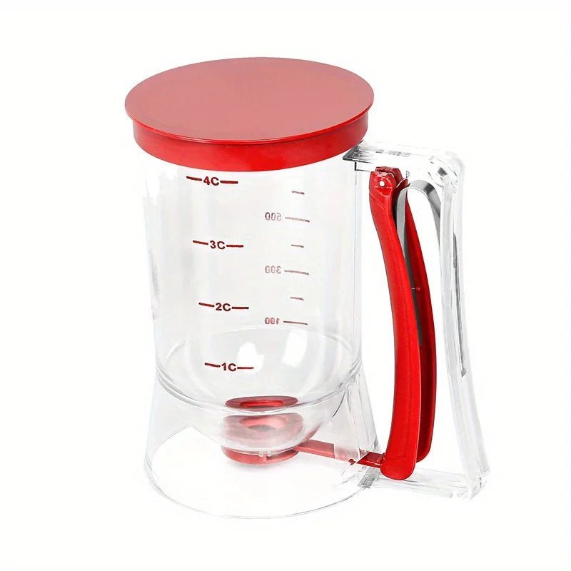 Distributeur de pâte à pâte de 900ml, 1 pièce, entonnoir gradué à main, pâte à pâtisserie, pour crêpes, Cupcakes, gâteaux - Cuisine élégante