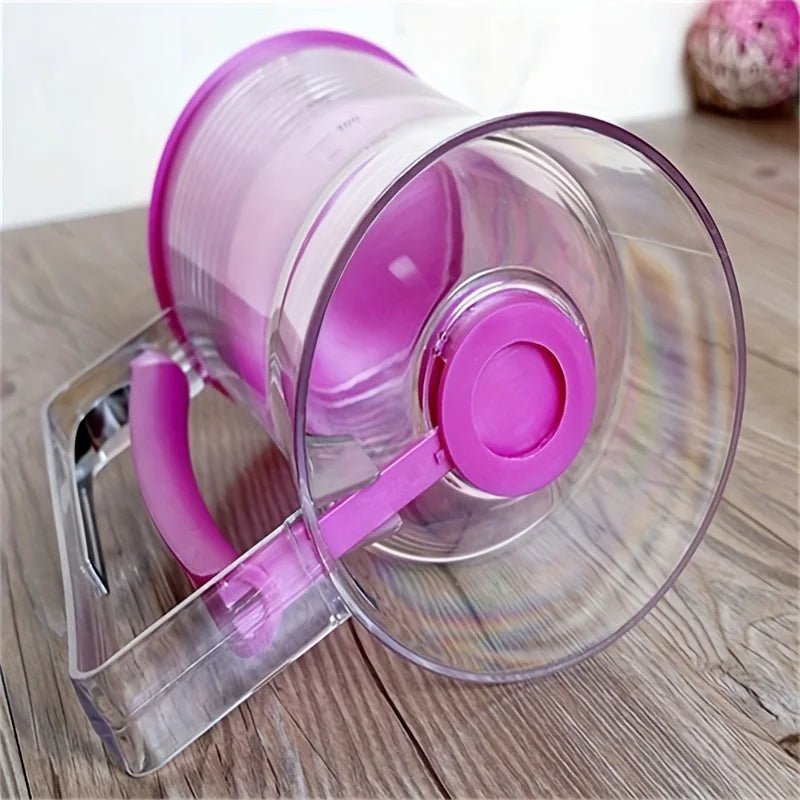 Distributeur de pâte à pâte de 900ml, 1 pièce, entonnoir gradué à main, pâte à pâtisserie, pour crêpes, Cupcakes, gâteaux - Cuisine élégante