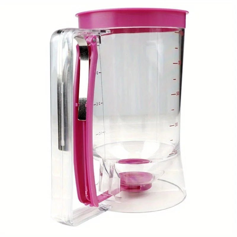 Distributeur de pâte à pâte de 900ml, 1 pièce, entonnoir gradué à main, pâte à pâtisserie, pour crêpes, Cupcakes, gâteaux - Cuisine élégante