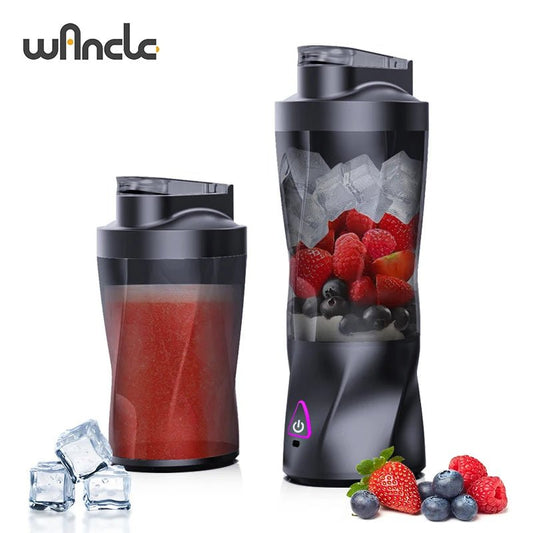 Electric Portable Juicer Fresh Fruit Mixer 700ML Multifunctional USB Rechargeable Shakes Smoothie Blender Outdoor Mixing Cup - Cuisine élégante