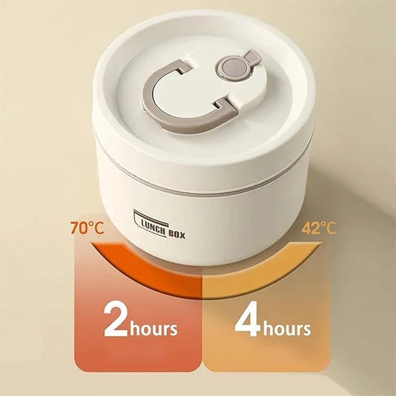 Ensemble de récipients à déjeuner isolés portables avec boîte à déjeuner thermique 3 récipients à déjeuner empilables séparés pour enfants adultes - Cuisine élégante