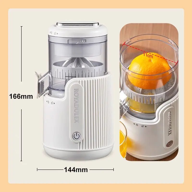 Extracteur de Jus d'Orange Électrique Ju479, Presse à Froid sans Fil, Petit Outil de Cuisine Portable - Cuisine élégante