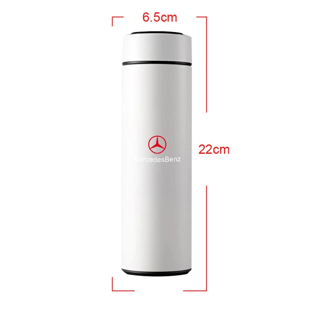 Filtre de tasse thermique intelligent de 500ml, flacon de boisson au café, affichage de la température pour Mercedes Benz classe A classe C200 GLC GLE W166 W163 W221 - Cuisine élégante