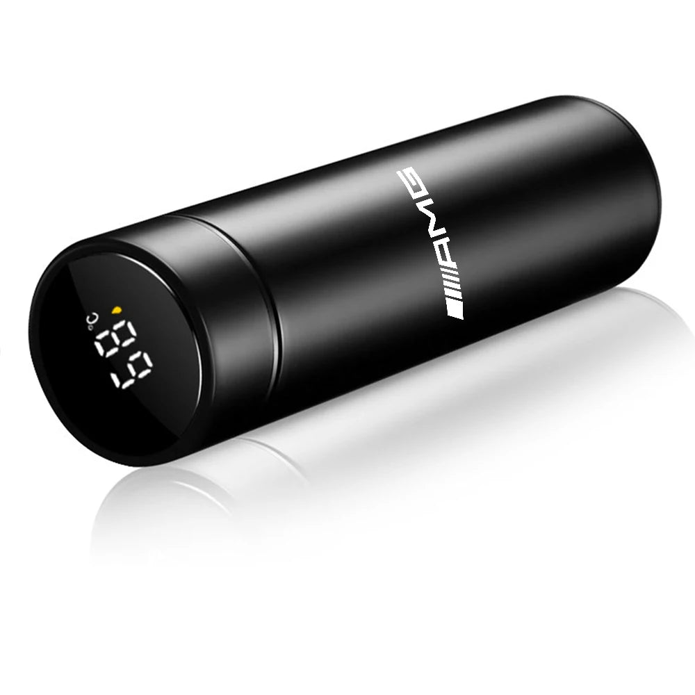 Filtre de tasse thermique intelligent de 500ml, flacon de boisson au café, affichage de la température pour Mercedes Benz classe A classe C200 GLC GLE W166 W163 W221 - Cuisine élégante