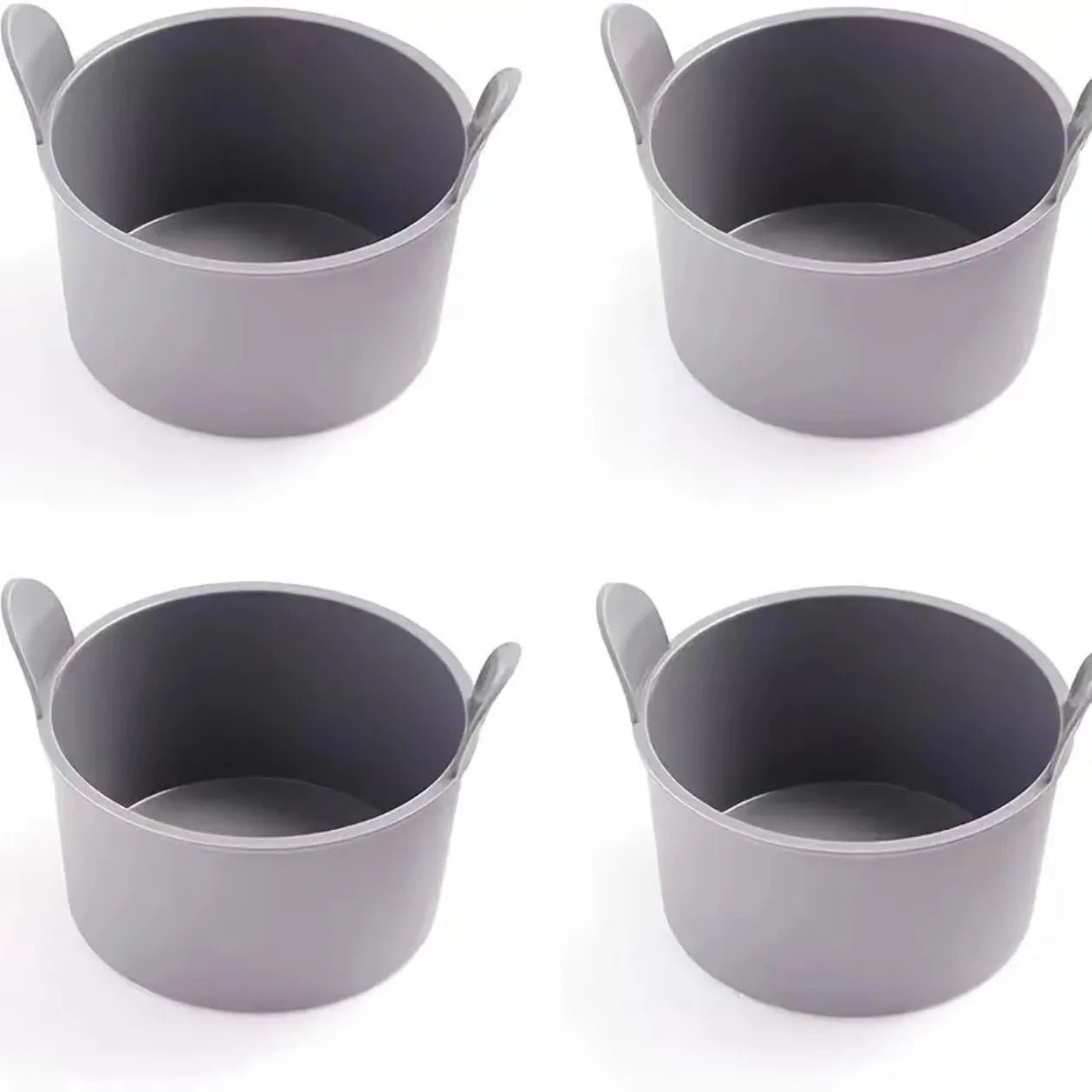 Friteuse à Air en Silicone, tasses de braconnier d'œufs, moule de cuiseur d'œufs en Silicone, 1 pièce/4 pièces - Cuisine élégante