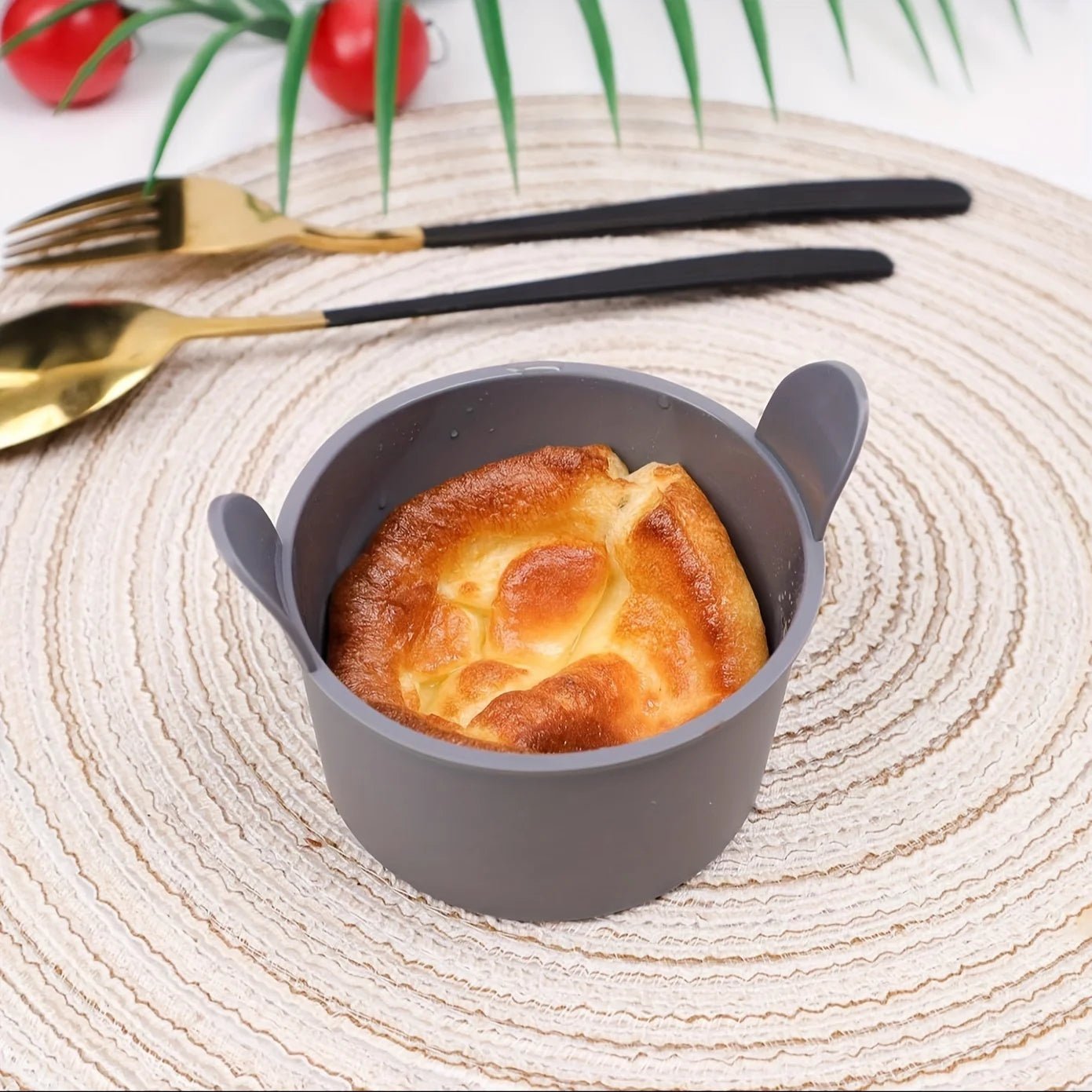 Friteuse à Air en Silicone, tasses de braconnier d'œufs, moule de cuiseur d'œufs en Silicone, 1 pièce/4 pièces - Cuisine élégante