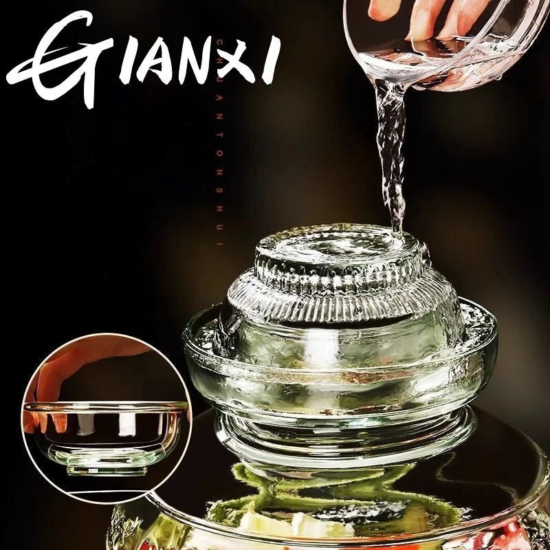 GIANXI pot de cornichons de qualité alimentaire pot en verre épaissi extra - large pot scellé pot de cornichons pot de cornichon d'ail de sucre domestique pot de cornichons - Cuisine élégante