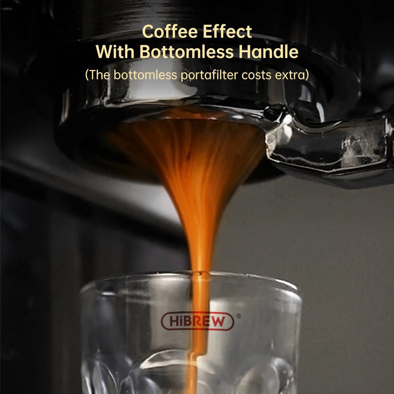 Hiinvasif W Cafetière, Inox Semi-existent, Dosette ESE Super Mince, Expresso en Poudre, Machine à Cappuccino, Eau Chaude, H11, 20 Bar - Cuisine élégante