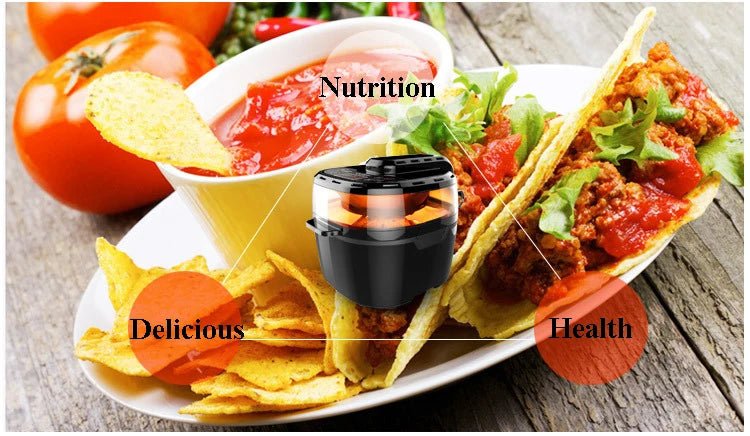 Household Air Fryer Smart Home Kitchen Smokeless Frying Machine Air Oven Electric Fryer Fries Machine - Cuisine élégante