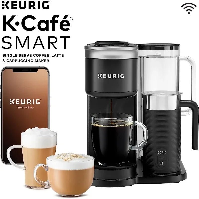 Keurig K - 73SMART - Machine à café, latte et cappuccino noir, dosette à service unique, tasse K - Cuisine élégante