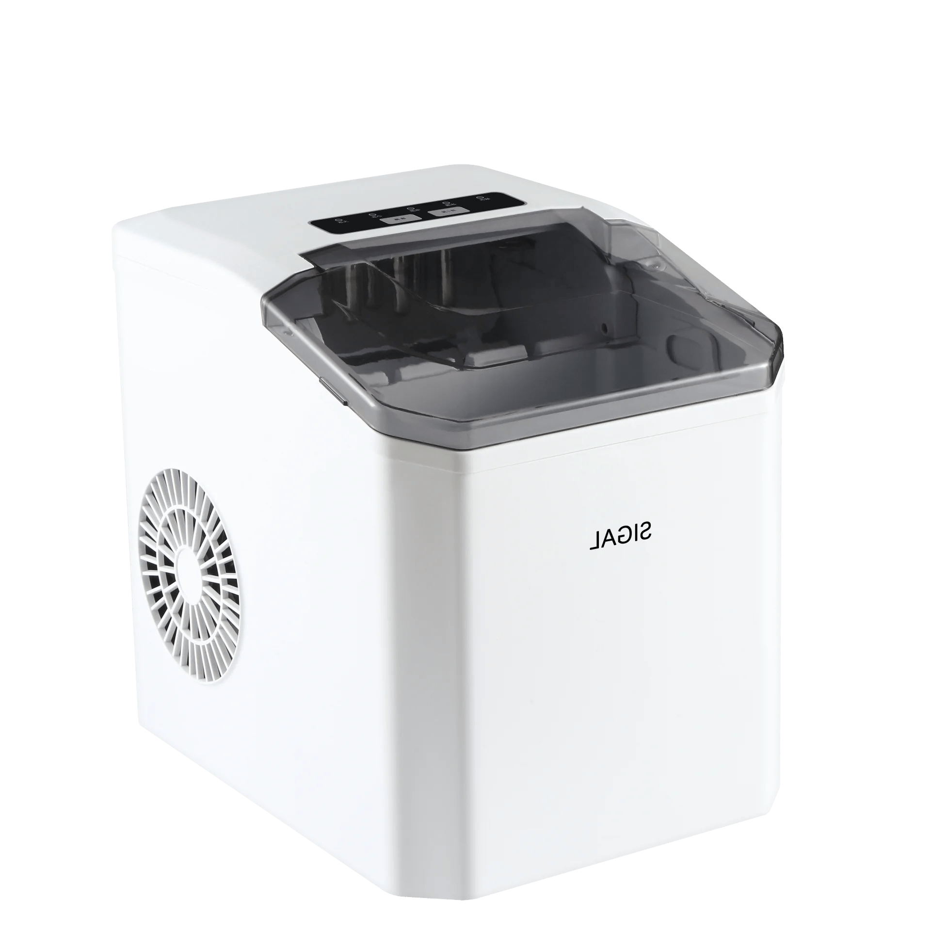 Machine à glaçons automatique – Production de 12 à 15 kg par jour – Mini machine compacte pour dortoir ou maison – Glaçons ronds type "balle" - Cuisine élégante