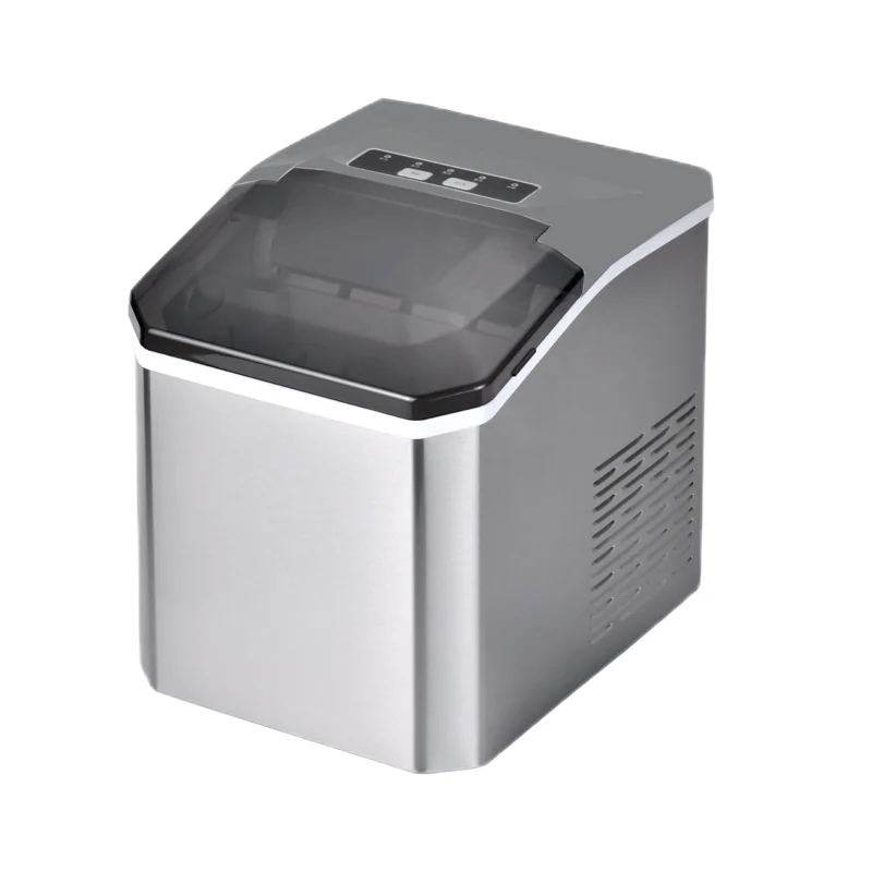 Machine à glaçons automatique – Production de 12 à 15 kg par jour – Mini machine compacte pour dortoir ou maison – Glaçons ronds type "balle" - Cuisine élégante