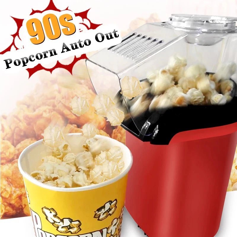 Machine à pop - corn domestique, Air chaud sain, Sans huile, Cuisine, Enfants, Film fait maison, Snack, Prise EU, US, 110V, 220V - Cuisine élégante