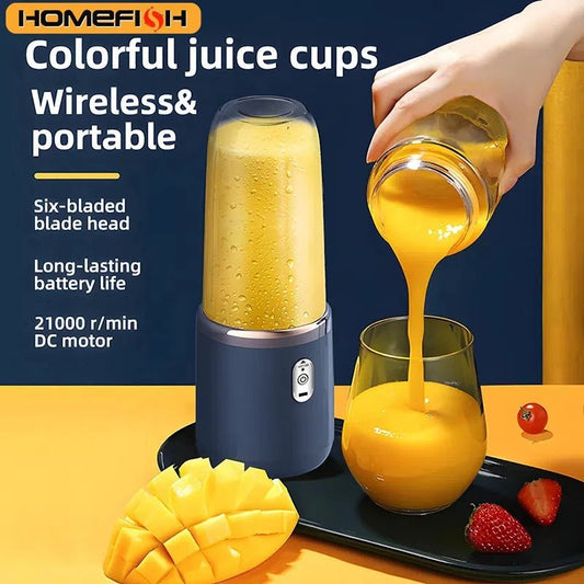 Mélangeur de fruits électrique portable Ju479, chargement USB, citron, orange, tasse de jus, SmUnvétérans wn ie, 2 tasses, 400ml - Cuisine élégante