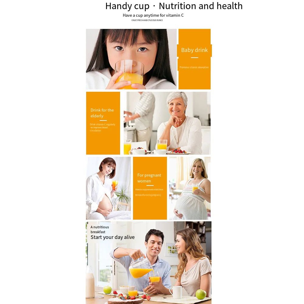 Mélangeur électrique portable en acier inoxydable Ju479, presse à main, presse-fruits, machine à jus de cuisine, centre commercial, 110 ml, 220V, 400 V - Cuisine élégante