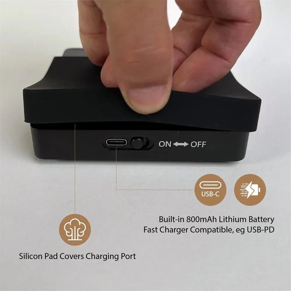 Mini balance à café Nano avec minuterie, balance à expresso avec capteur tactile de tara automatique et couvercle en Silicone - Cuisine élégante