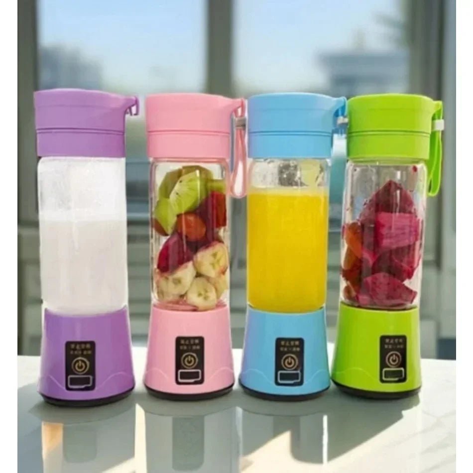 Mini mélangeur Portable pour Shakes et Smoothies, Rechargeable par USB, presse - agrumes de voyage, tasse de jus de fruits à main, 380ML - Cuisine élégante