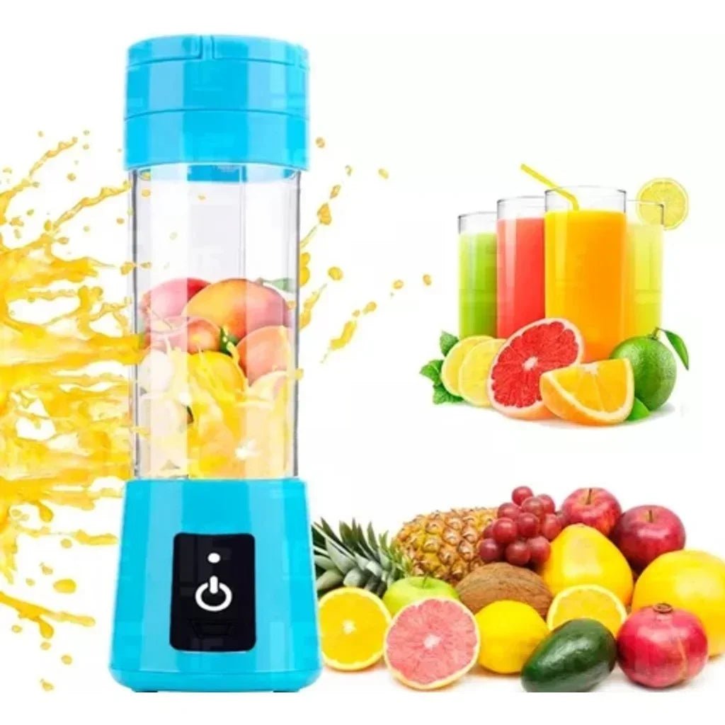 Mini mélangeur Portable pour Shakes et Smoothies, Rechargeable par USB, presse - agrumes de voyage, tasse de jus de fruits à main, 380ML - Cuisine élégante
