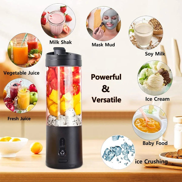 Mini mixeur de fruits électrique portable, mélangeur de jus frais orange, multifonction, aste, portable, centre commercial Ju479, SmUnvétérans wn ie - Cuisine élégante