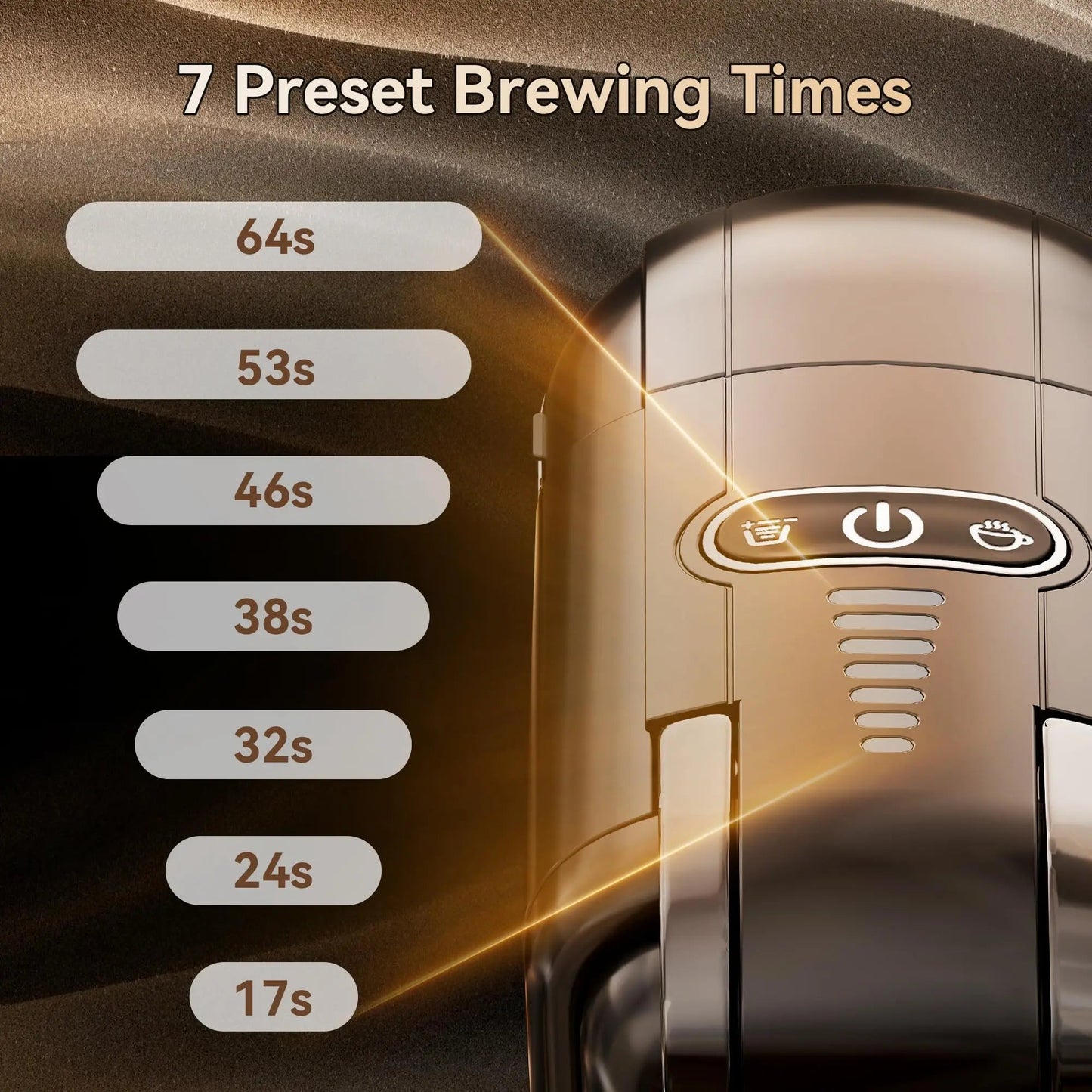 Nespresso Capsules express Portable HiBREW H2B 5 en 1 cafetière multicapsule pression 19 bars réservoir 600ML compatible avec DG/Nes/K-Cup/ESE/café moulu arrêt automatique cafetière super automatique - Cuisine élégante