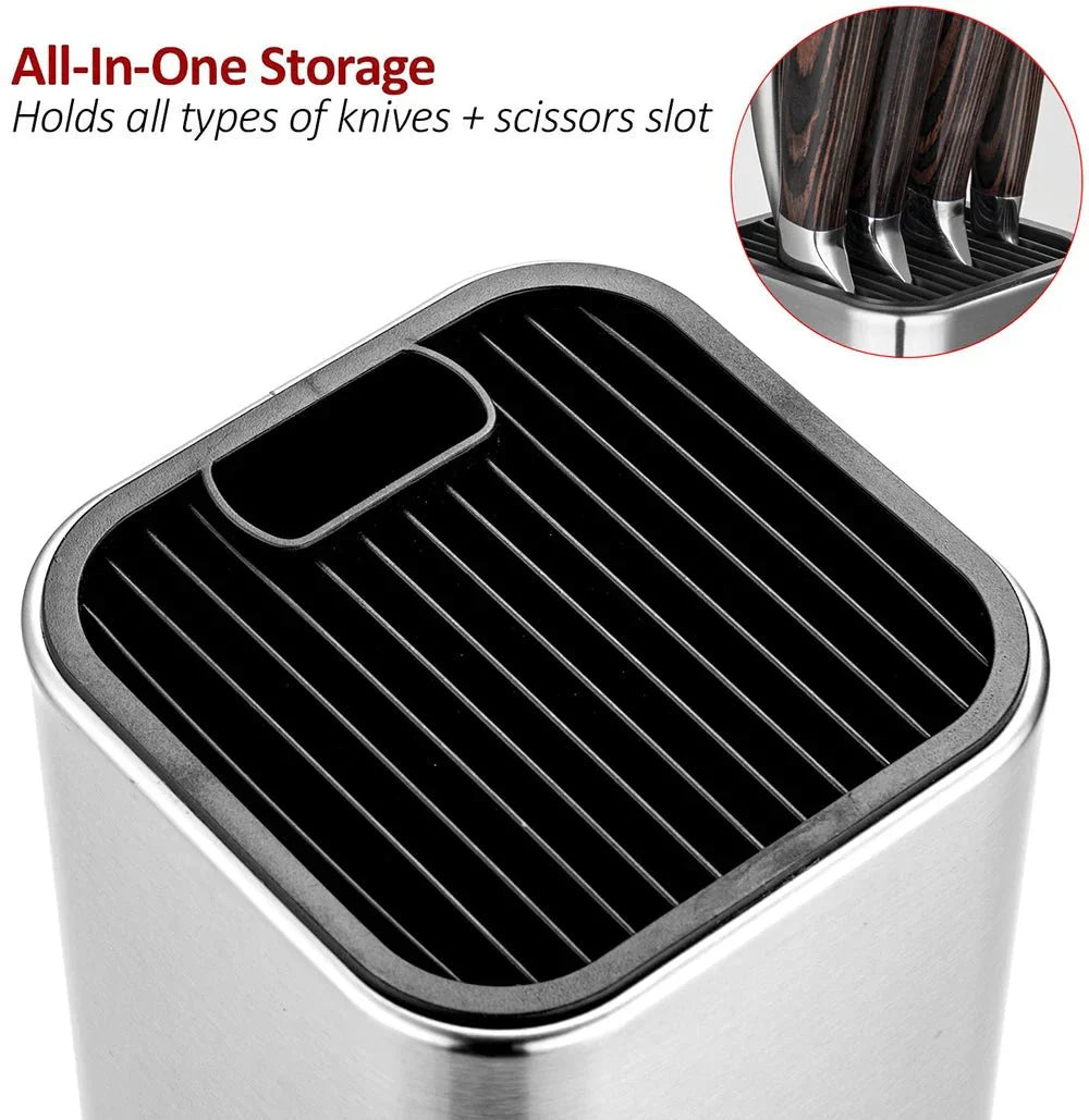 porte-couteau en acier inoxydable