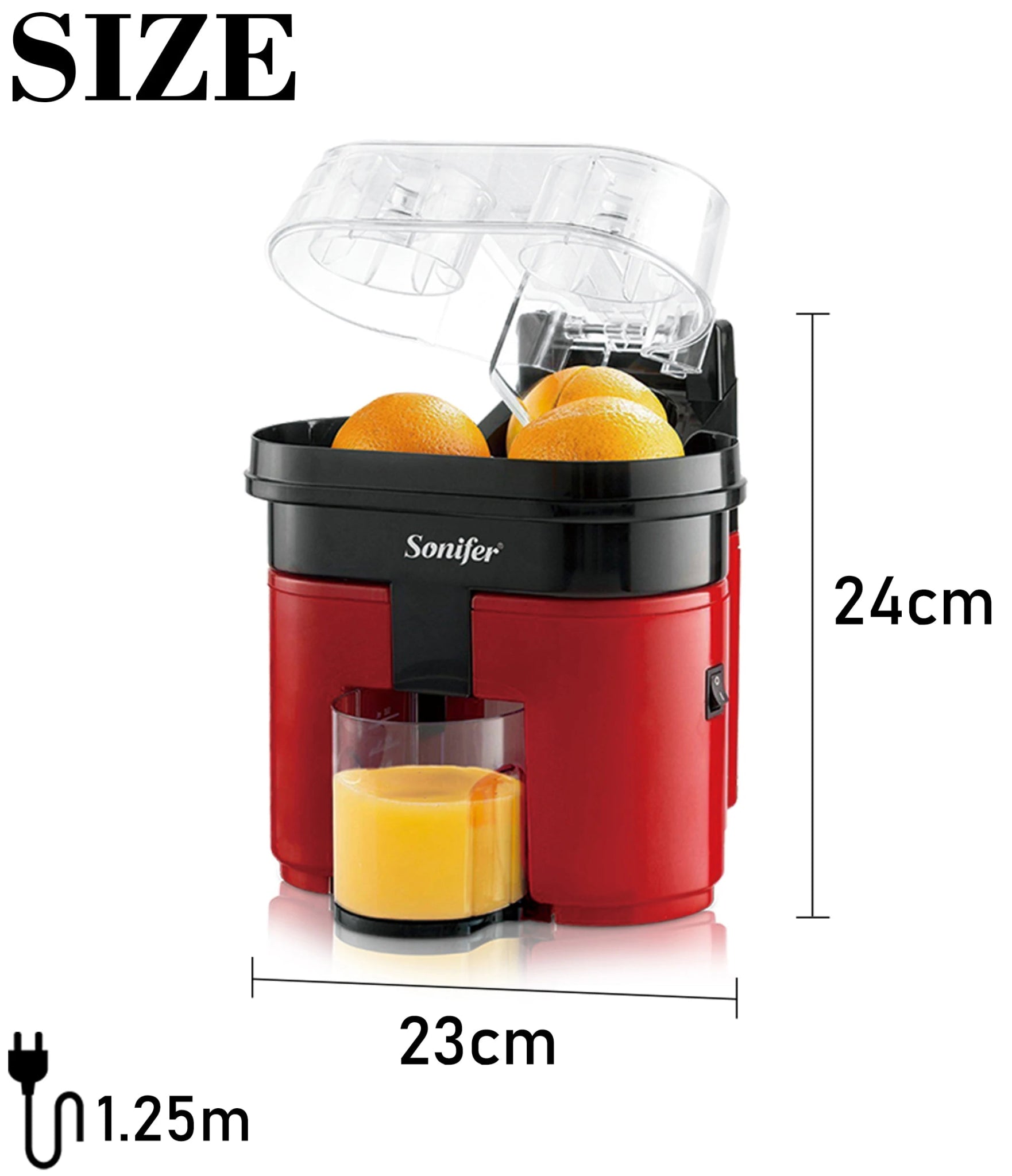 Sonifer – presse-fruits à Double pression, extracteur de jus d'orange, citron, grenade, fruits - Cuisine élégante